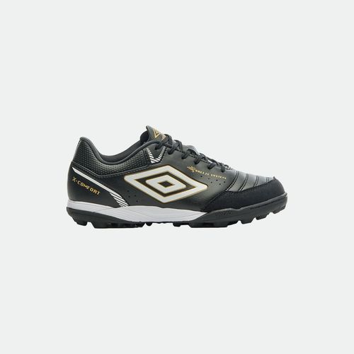 Botín Umbro F5 X-Comfort - NEGRO BLANCO DORADO
