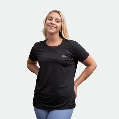 Remera Sport Complements Kioto Esencial - NEGRO