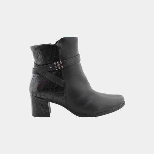 Botineta Confort Picadilly. Ref 654060 - NEGRO