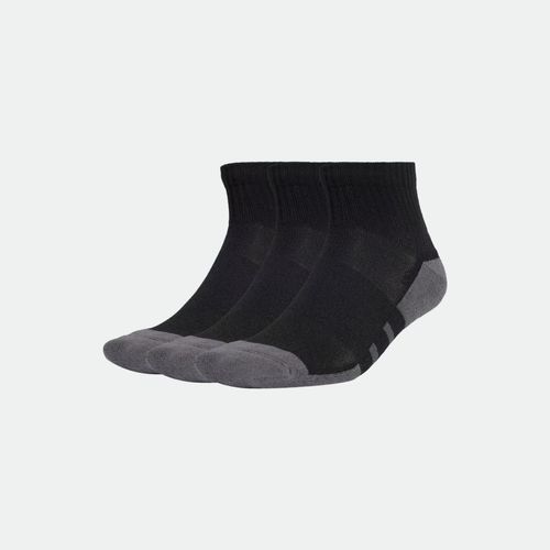 Medias Deportivas Ess Cc Qrt 3p Adidas - BLACK GREY SIX