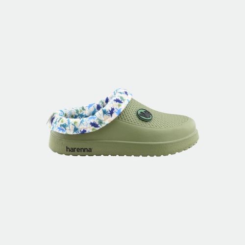 Zueco Jurassic Con Abrigo Harenna - OLIVA