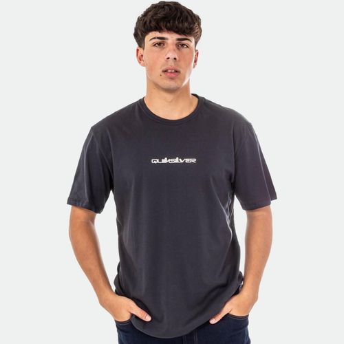 Remera Quiksilver Omni Logo Hombre - AZUL MARINO