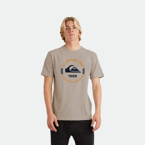 Remera Quiksilver Circle Logo Vig - CRUDO