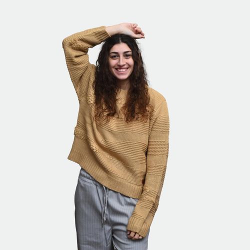 Sweater Pattern Unimog Mujer - TOSTADO