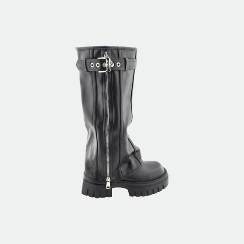 Bota Con Solapa Gimena Anca y Co - NEGRO