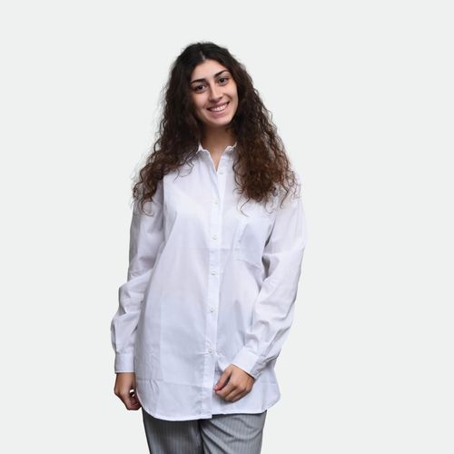 Camisa Over Office Unimog Mujer - BLANCO