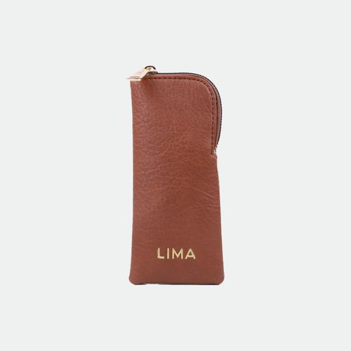 Estuche Porta Anteojos Olivia Con Mosquetón Lima - Art f247 - CAMEL