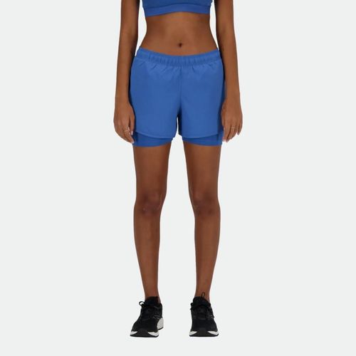 Short New Balance Essentials 2 in 1 W - BLUE