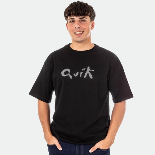 Remera Hombre Quiksilver Liquid Mer - NEGRO