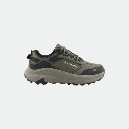 Zapatilla Montagne City Outdoor Deiro Hombre - VERDE MILITAR