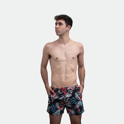 Boardshort Printed - NEGRO FLORES