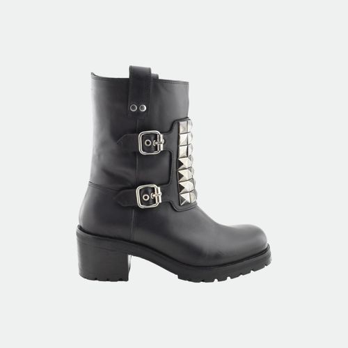 Bota Caña Media Varos Tokyo - NEGRO