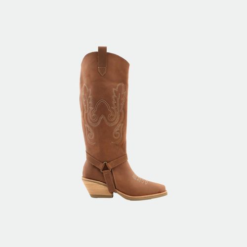 Bota Texana Caña Alta Bulwark - CHOCOLATE