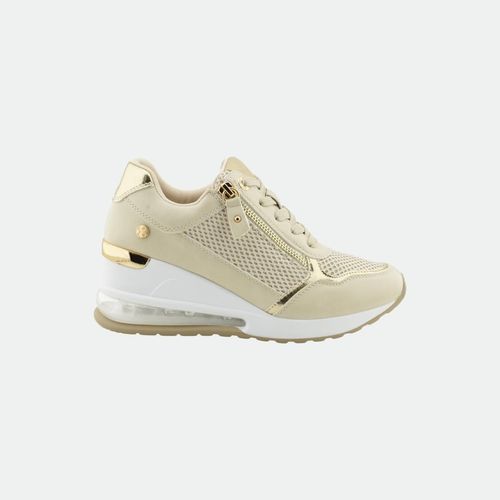 Zapatilla Urbana Con Taco Xti - Art 142573 - BEIGE