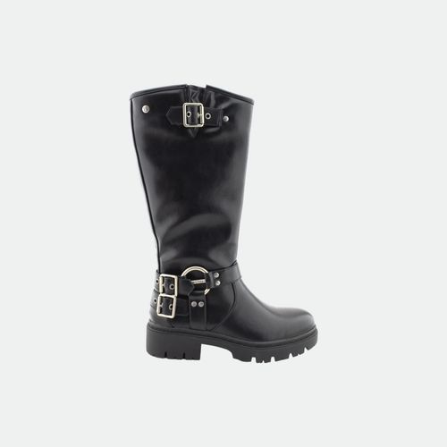 Bota Caña Alta Gardenia Lady Stork - NEGRO