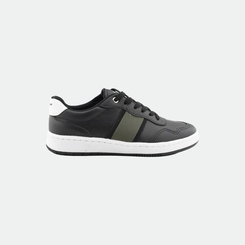 Zapatilla Urbana Hip Narrow Niños - NEGRO VERDE