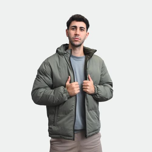 Campera Short Jacket Padding Hombre No Brand - MILITAR