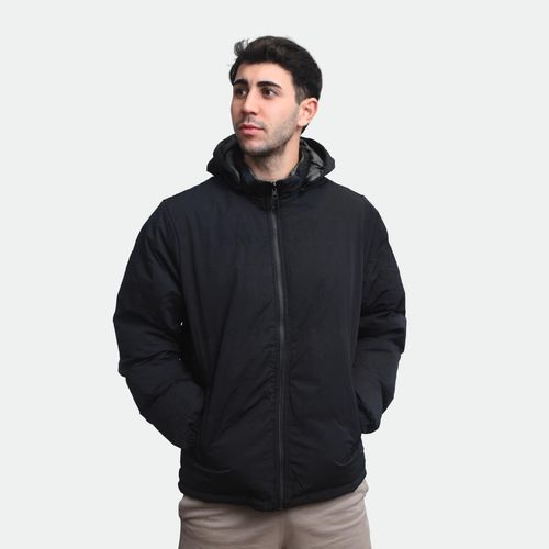 Campera Short Jacket Padding Hombre No Brand - NEGRO