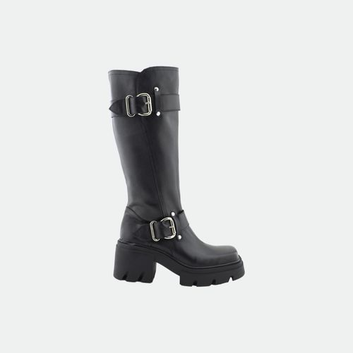 Bota Caña Media Tokyo Elma - NEGRO