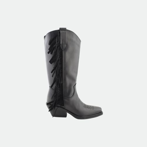 Bota Texana Caña Alta Bulwark - NEGRO
