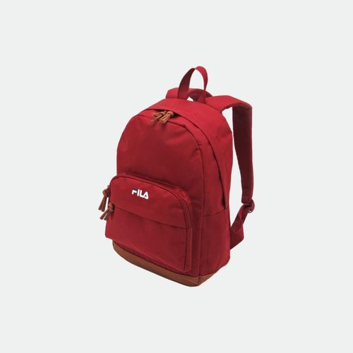 Mochila Fila Unisex Suede - ROJO VINO