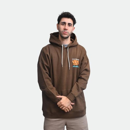 Buzo Quiksilver Garment Dye Screen - MARRON