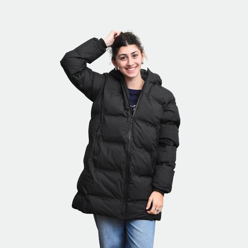Campera Larga No Brand Mujer - NEGRO