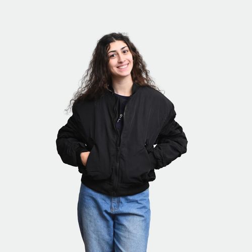 Campera Corta Mujer No Brand - NEGRO