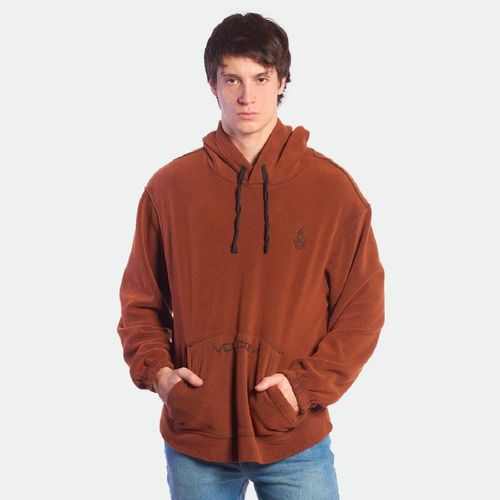 Buzo Volcom Hombre Hood Plain - MARRON