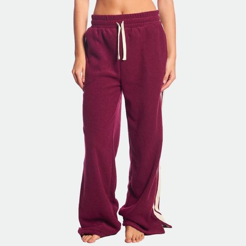 Pantalón Rip Curl Jogger Wide Towell Frizado - VINO