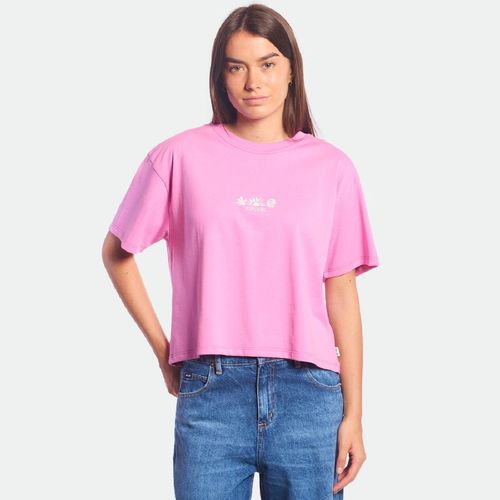 Remera Rip Curl Crop Tokens - PINK