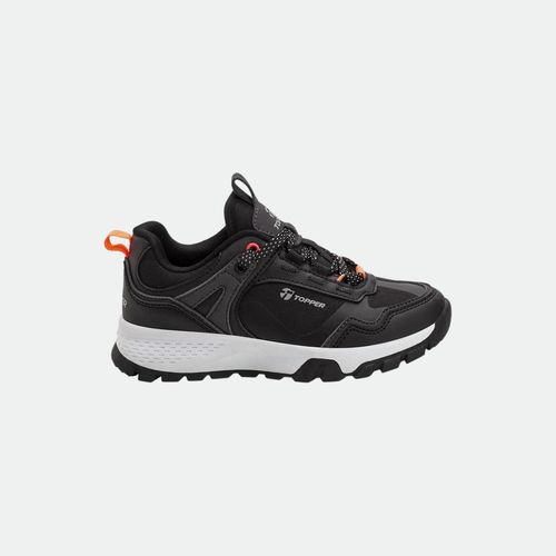 Zapatilla Topper Ever 2.0 Kids - NEGRO GRIS CORAL FIERY
