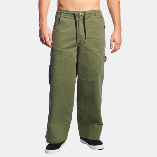 Pantalón Volcom Baggy Kraftman Hombre - VERDE MILITAR