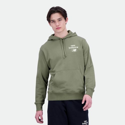 Campera New Balance Essentials Reimagned French Terry - OLIVE