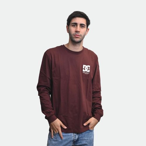 Remera Manga Larga Dc Shoes Twisted - CHOCOLATE