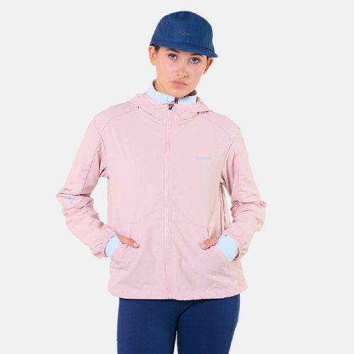 Campera Rompeviento Mujer Saucony Metro - MELLOW ROSE