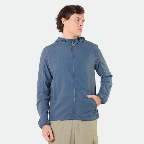 Campera Rompeviento Saucony Hombre - PLOMO GREY