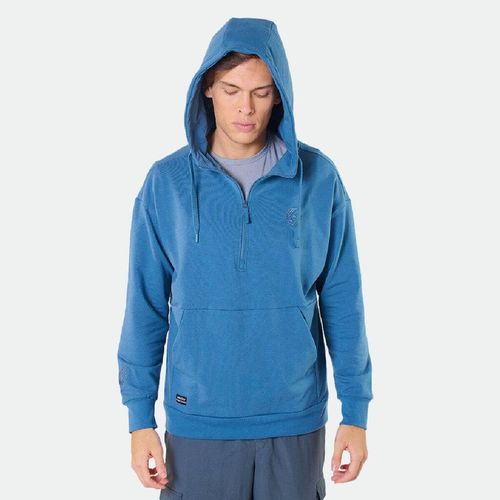 Buzo Saucony Recovery Medio Cierre Hombre - BLUE