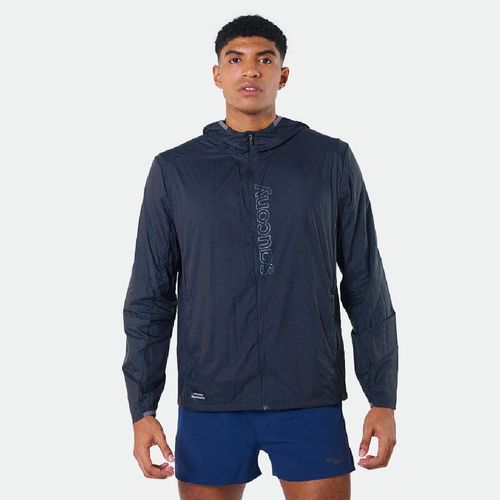 Campera Rompeviento Saucony Peregrine Packaway Hombre - BLACK