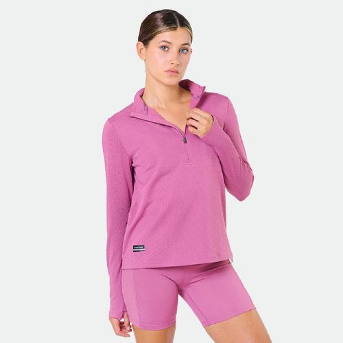 Buzo Térmico Medio Cierre Mujer Saucony Triumph 3D - VIOLETA