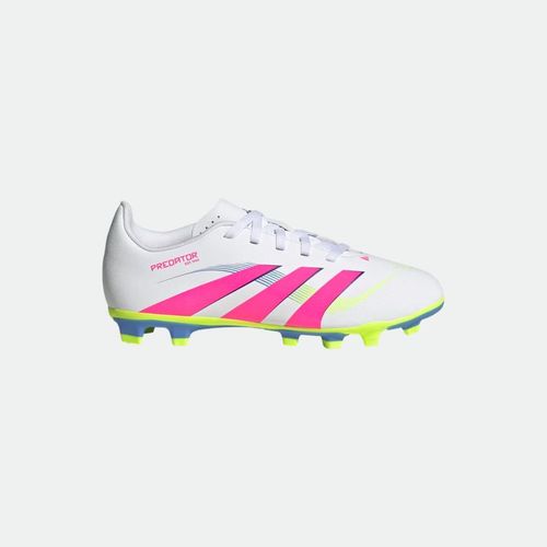 Botín Adidas Predator Club Fg/Mg J Campo - CLOUD WHITE LUCID PINK LUCID LEMON