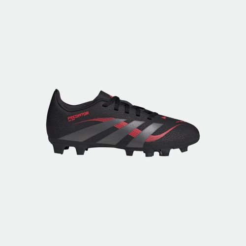 Botín Adidas Predator Club Fg/Mg J Campo - CORE BLACK GREY FOUR LUCID RED
