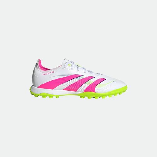 Botín Adidas Predator League Césped Sintético - CLOUD WHITE LUCID PINK LUCID LEMON