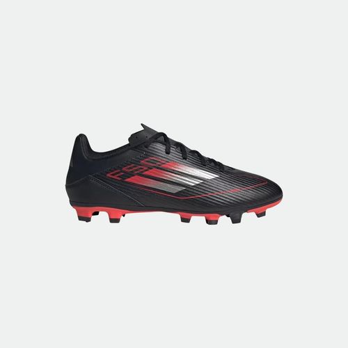 Botín Adidas F50 Club - CORE BLACK IRON METALLIC LUCID RED