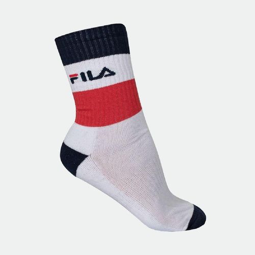 Media Unisex Fila Dna - BLANCO MARINO ROJO