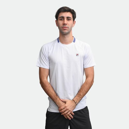 Remera Fila Hombre Match Ao - BLANCO