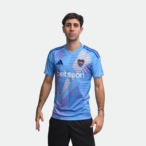 Camiseta Arquero De Boca Adidas - SEMI BLUE BURST