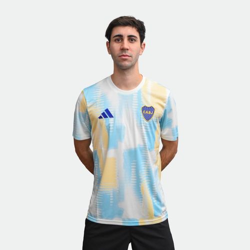 Camiseta Adidas Entrenamiento Boca Jr - MULTICOLOR