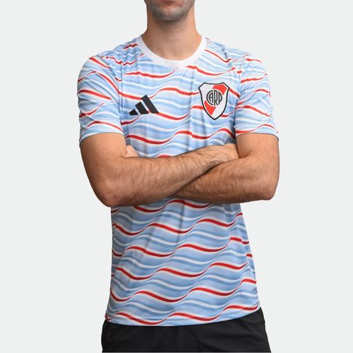 Camiseta Adidas Premach - ICE BLUE BETTER SCARLET