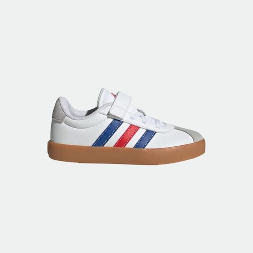 Zapatillas Adidas VL Court 3.0 Skateboarding Niños - CLOUD WHITE ROYAL BLUE BETTER SCARLET